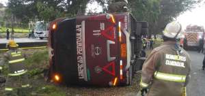 El bus de la CLP se dirig&iacute;a hacia la provincia de Santa Elena. 