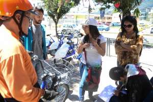 Los ciudadanos se quejaron por el tiempo de espera para poder tomar una bicicleta p&uacute;blica. Foto: Carina Acosta/ EL TEL&Eacute;GRAFO 
