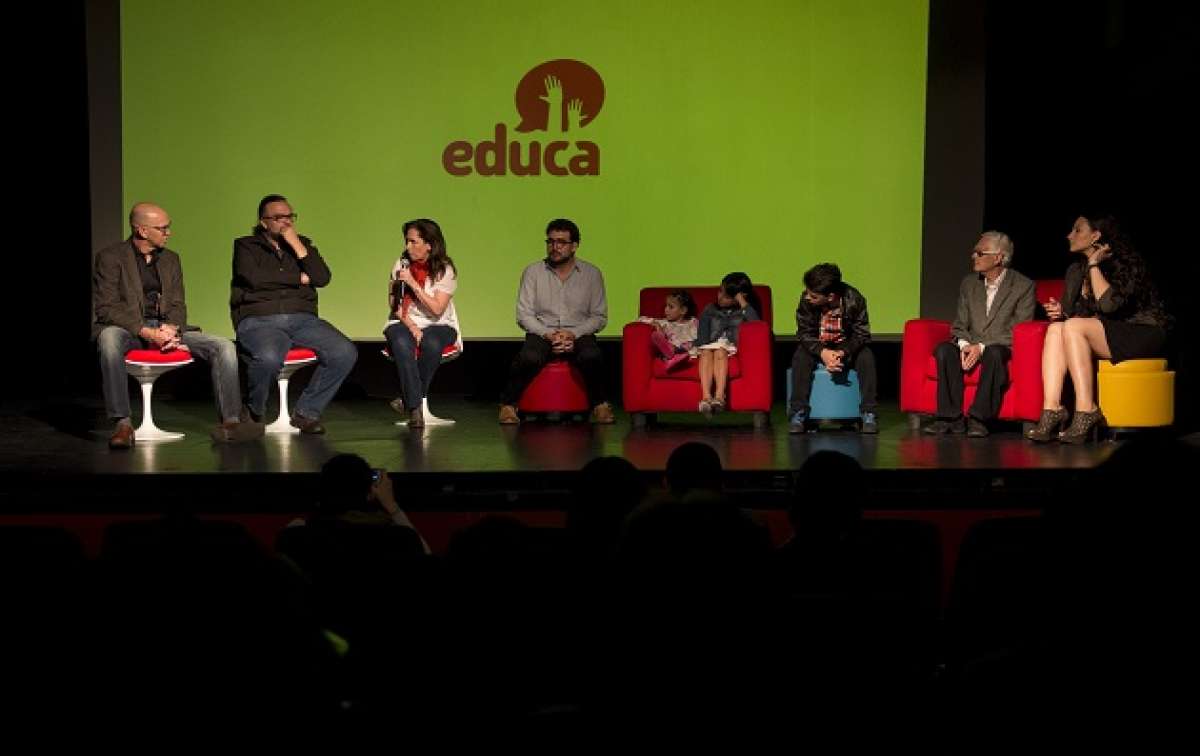 Monica Maruri, gerente del programa Educa, indic&oacute; que esta es la primera serie de ficci&oacute;n infantil que combina la acci&oacute;n real con animaci&oacute;n en 2D. Foto: Marco Salgado / EL TEL&Eacute;GRAFO