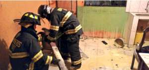Ocho heridos leves por una deflagraci&oacute;n en el sur de Quito
