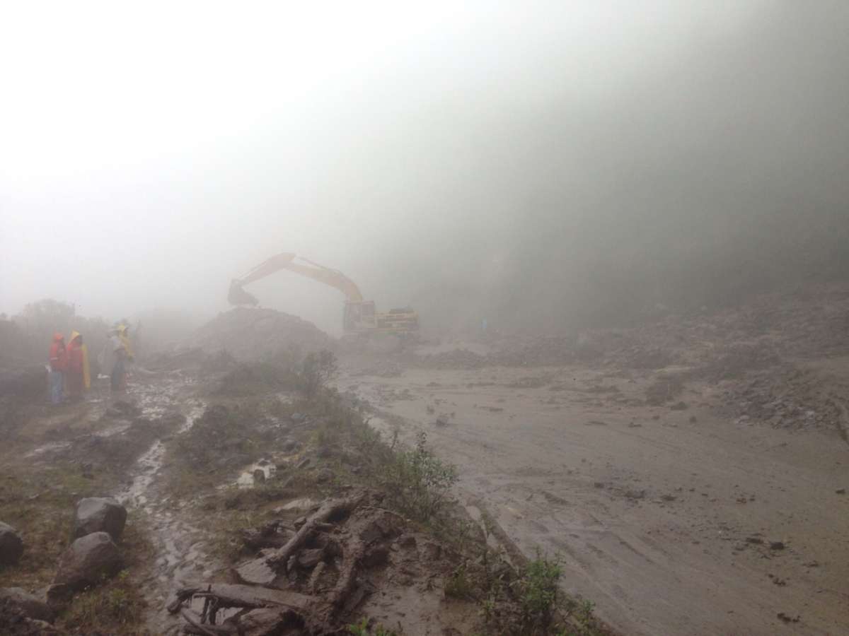 Las constantes lluvias en el Oriente afectan varias v&iacute;as Foto: &Aacute;lvaro P&eacute;rez / EL TEL&Eacute;GRAFO.
