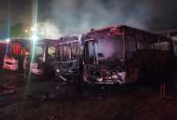 En redes sociales se especulaba que el incendio de los buses correspondía a un atentado.