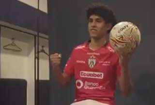 García fue presentado mediante un video