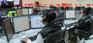 La sala del ECU 911 en Riobamba recibe 1.300 llamadas diariamente. Los fines de semana 1.700. Los accidentes de tr&aacute;nsito acaparan las emergencias.