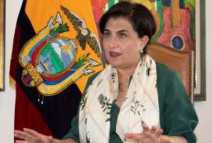 Gabriela Sommerfeld se refiri&oacute; al viaje del presidente Daniel Noboa a Europa