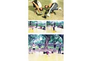 Bailarines exhiben su talento en los parques