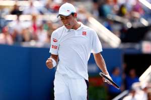 EL japon&eacute;s Kei Nishikori escalar&aacute; m&aacute;s puestos si logra el t&iacute;tulo del US Open este lunes. Foto: AFP
