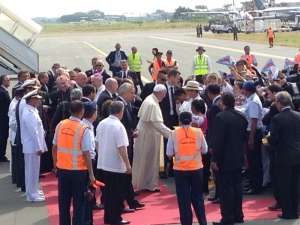 El papa Francisco ya est&aacute; en Guayaquil 
