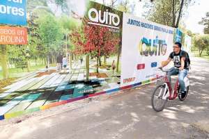 El proyecto de rehabilitaci&oacute;n del parque La Carolina fue promocionado por la Alcald&iacute;a quite&ntilde;a. Foto: Archivo/ El Tel&eacute;grafo
