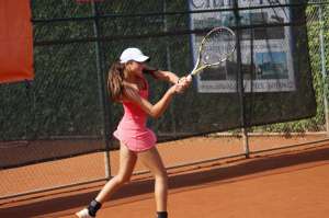 Camila Romero tambi&eacute;n alcanz&oacute; los cuartos de final en el torneo de Biella. Foto: Cortes&iacute;a Antonio Romero