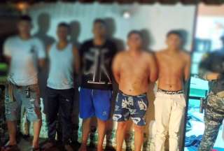 La detención de los presuntos miembros de Los Choneros ocurrió en la madrugada del jueves, 30 de mayo, en Guayas y Manabí.