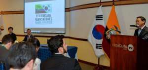 La ronda de negociaciones entre Ecuador y Corea del Sur se desarrolla en Quito.