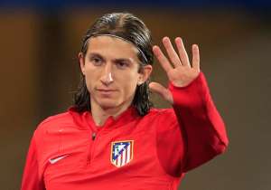 Lateral del Atl&eacute;tico, Filipe Luis. Foto: AFP
