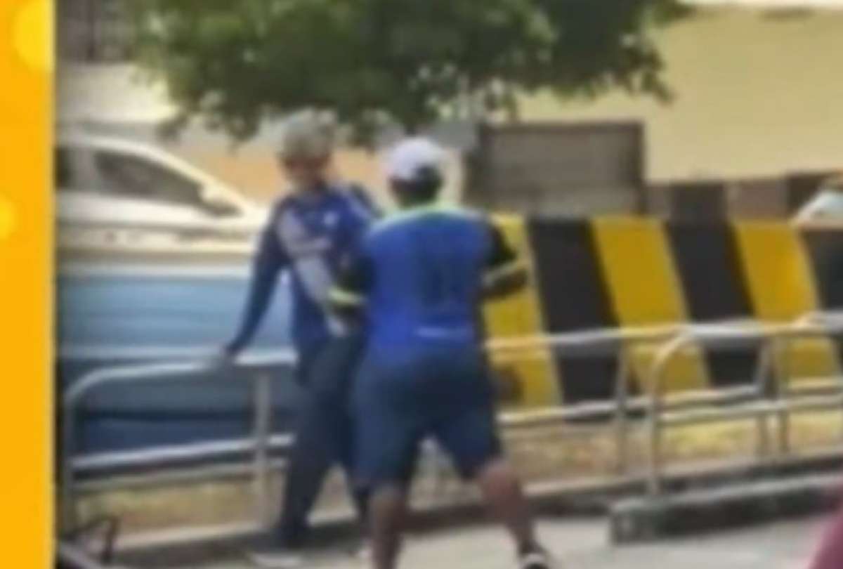 El asalto fue registrado durante la transmisi&oacute;n en vivo.