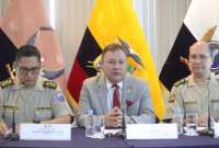 El ministro del Interior, Juan Zapata, dio detalles de los montos recuperados en el caso Isspol. 