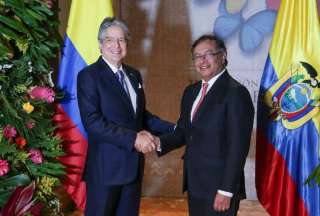El presidente Lasso fortalecerá las relaciones de cooperación con el mandatario colombiano Gustavo Petro. 