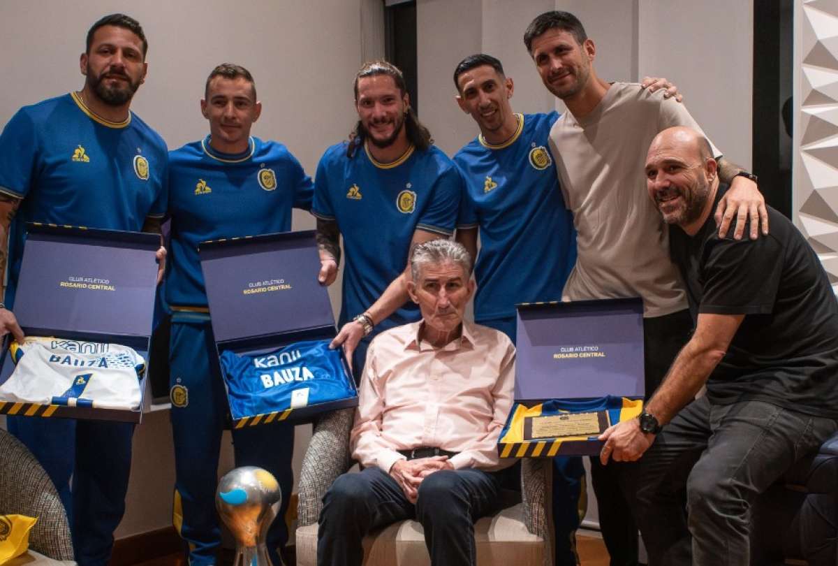 &Aacute;ngel Di Mar&iacute;a estuvo en la delegaci&oacute;n que visit&oacute; a Edgardo Bauza.