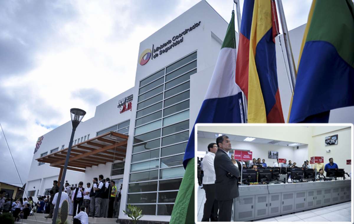 El presidente Rafael Correa inaugur&oacute; ayer las instalaciones del ECU-911 en la isla San Crist&oacute;bal. Foto: Miguel Jim&eacute;nez / El Tel&eacute;grafo