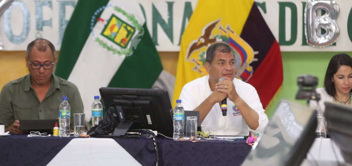  El presidente Rafael Correa lider&oacute; el gabinete itinerante en el cant&oacute;n Mocache, en la provincia de Los R&iacute;os.