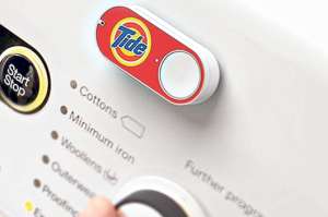 El &lsquo;dash button&rsquo; es un dispositivo identificado con la etiqueta del producto consumido, que debe estar conectado a un tel&eacute;fono inteligente o al WIFI del hogar. Foto: Tomado de Internet