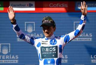 Richard Carapaz ganó su tercera etapa de la Vuelta a España