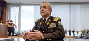 Patricio Carrillo Rosero. Comandante General de la Polic&iacute;a Nacional.