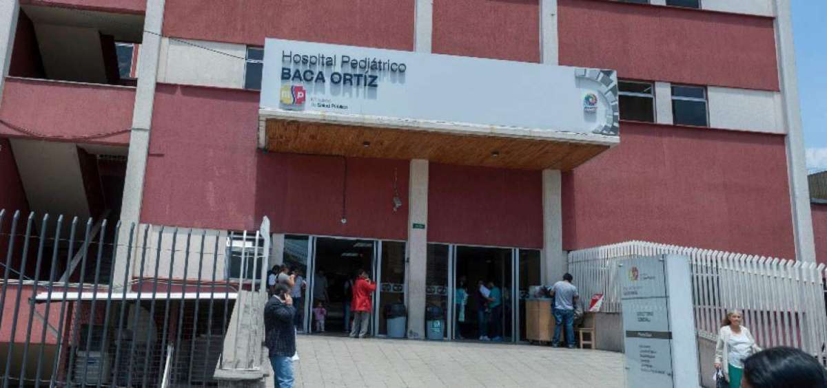 En el hospital pedi&aacute;trico Baca Ortiz son atendidos pacientes entre 2 y 14 a&ntilde;os. Reciben apoyo sicol&oacute;gico y m&eacute;dico.