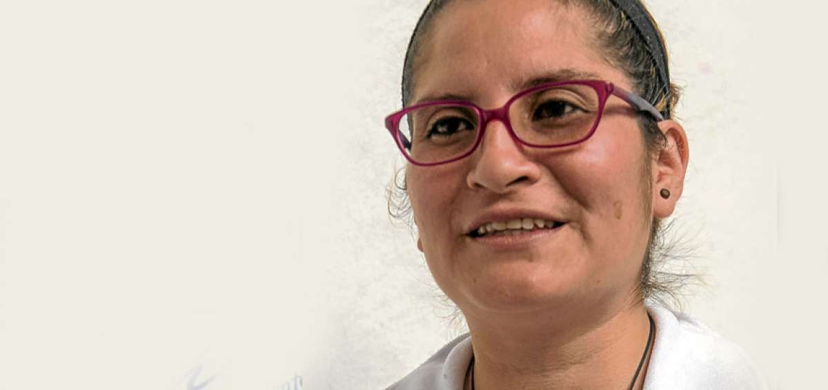 Luisa Pazmi&ntilde;o, dirigente del Colectivo &lsquo;Ecuador Unido Por Len&iacute;n&rsquo;.