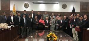 Cita de autoridades de Gobierno con rectores de los centros acad&eacute;micos del pa&iacute;s.
