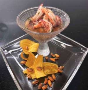 Cebiche de camar&oacute;n