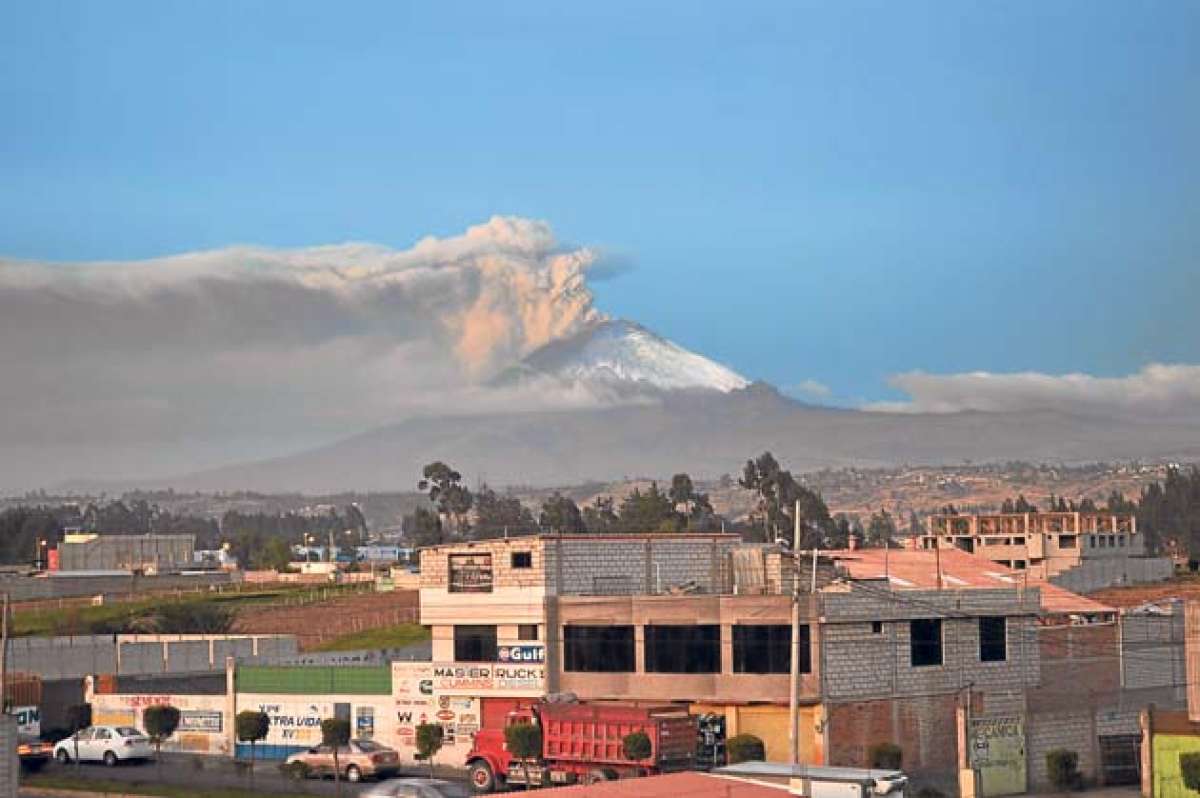 Los barrios acogientes son una alternativa para los ciudadanos en caso de una erupci&oacute;n mayor. Foto: Silvia Osorio / El Tel&eacute;grafo