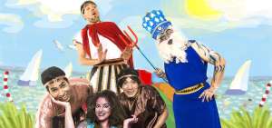 El elenco de Kurombos, dirigido por Augusto Enr&iacute;quez, protagoniza la obra &iexcl;La Odisea, qu&eacute; aventura marinera!, basada en La Odisea, de Homero.