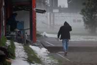 Las fuertes lluvias son un factor de riesgo en Quito. 