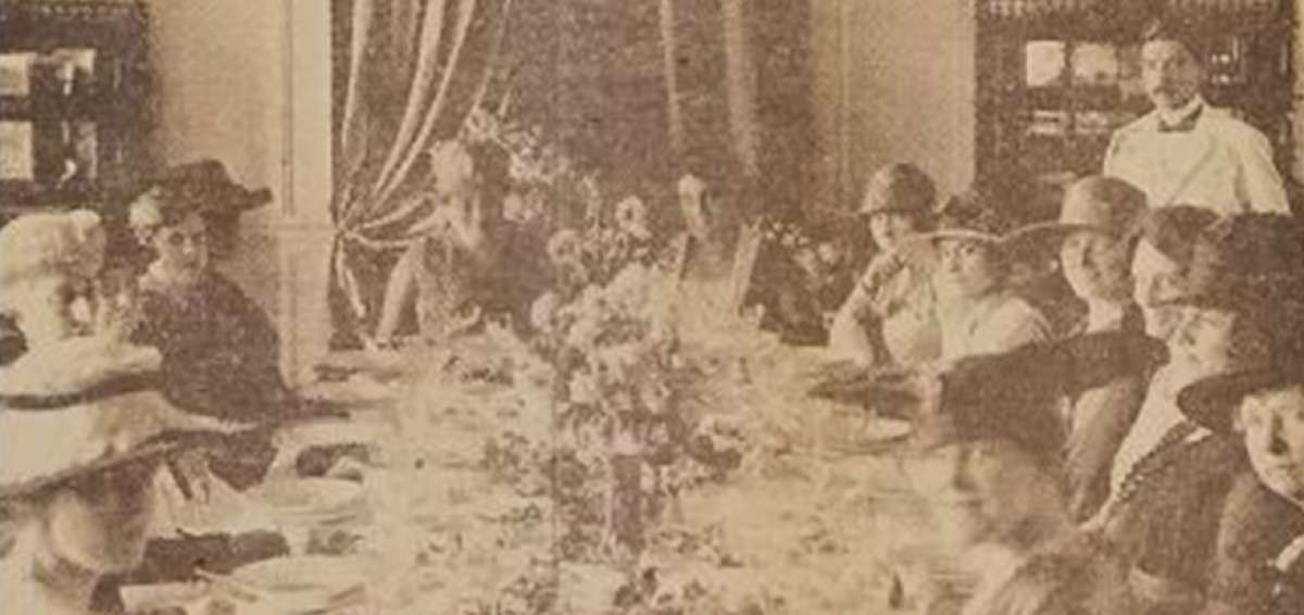 Instant&aacute;nea del banquete de la se&ntilde;ora Gorgas