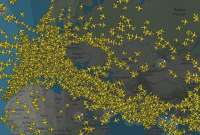 Espacio aéreo de Ucrania no registra vuelos comerciales