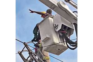 Ciudadano suicida fue rescatado 
