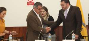Juan Carlos Yar (d) fue electo presidente de esta mesa legislativa.