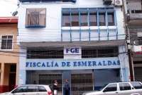 Un atentado se registró en la Fiscalía Provincial de Esmeraldas 