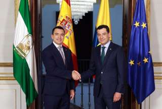Noboa y presidente de Andalucía refuerzan cooperación y reconocen a la comunidad ecuatoriana en España