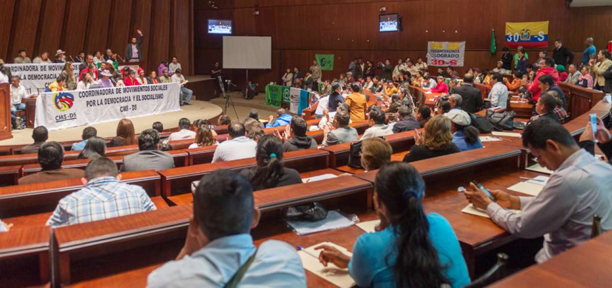 Colectivos de todo el pa&iacute;s participaron ayer en la cumbre para elaborar propuestas que presentar&aacute;n a Moreno.