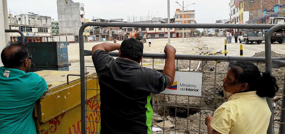 La zona cero en ciertos sectores sigue enmallada. No se abrir&aacute; hasta que haya seguridad para los ciudadanos.
