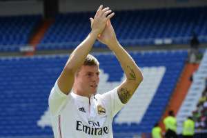 Toni Kroos fue presentado ayer como nuevo jugador del Real Madrid. Foto: AFP