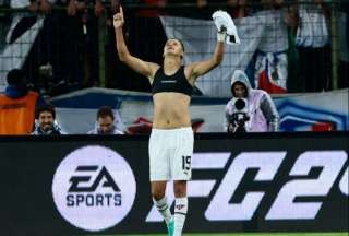 Alex Arce debutó en Liga en el partido por la Recopa Sudamericana. 