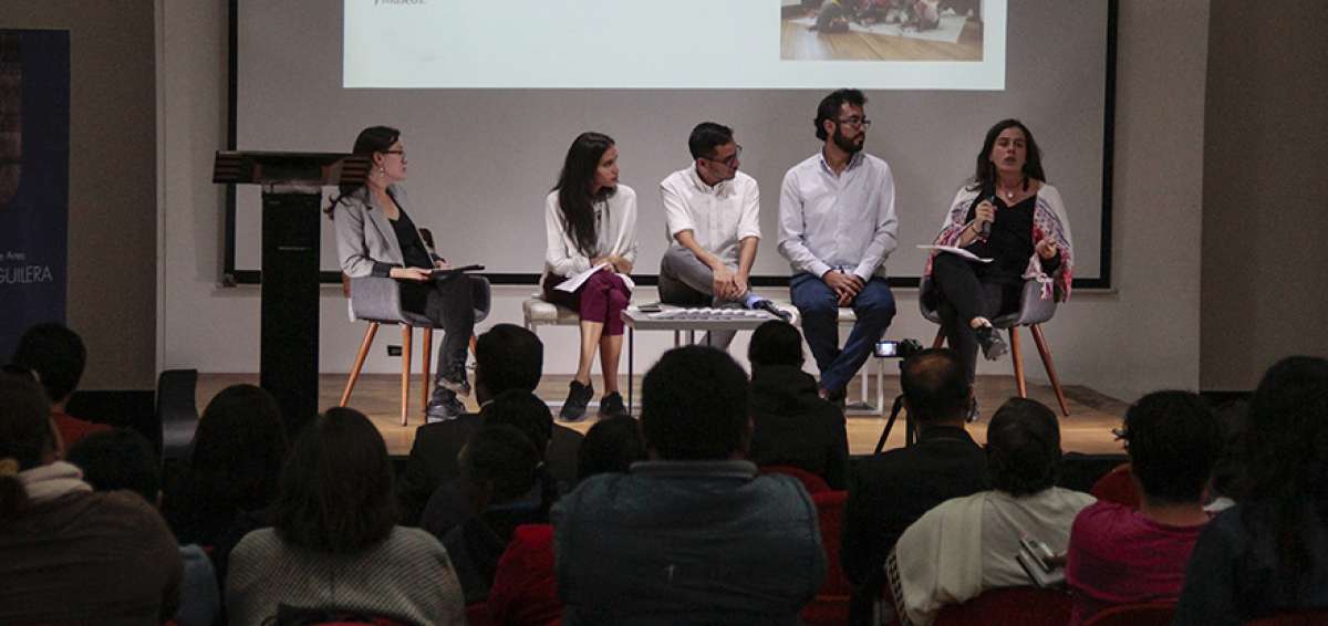 De izquierda a derecha: Bel&eacute;n Santill&aacute;n, Romina Mu&ntilde;oz, Eduardo Carrera, Gledys Mec&iacute;as y Luisa Ambrosi presentaron este jueves las muestras de 2018.