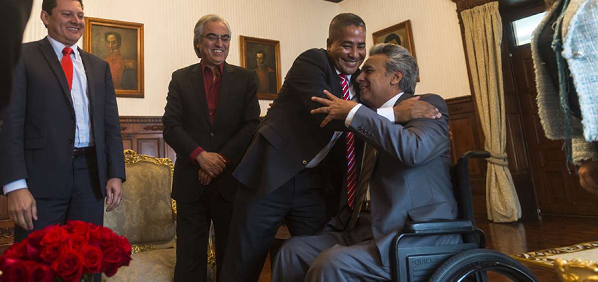 El mandatario, Len&iacute;n Moreno, se reuni&oacute; ayer en Carondelet con los representantes de los gobiernos seccionales.