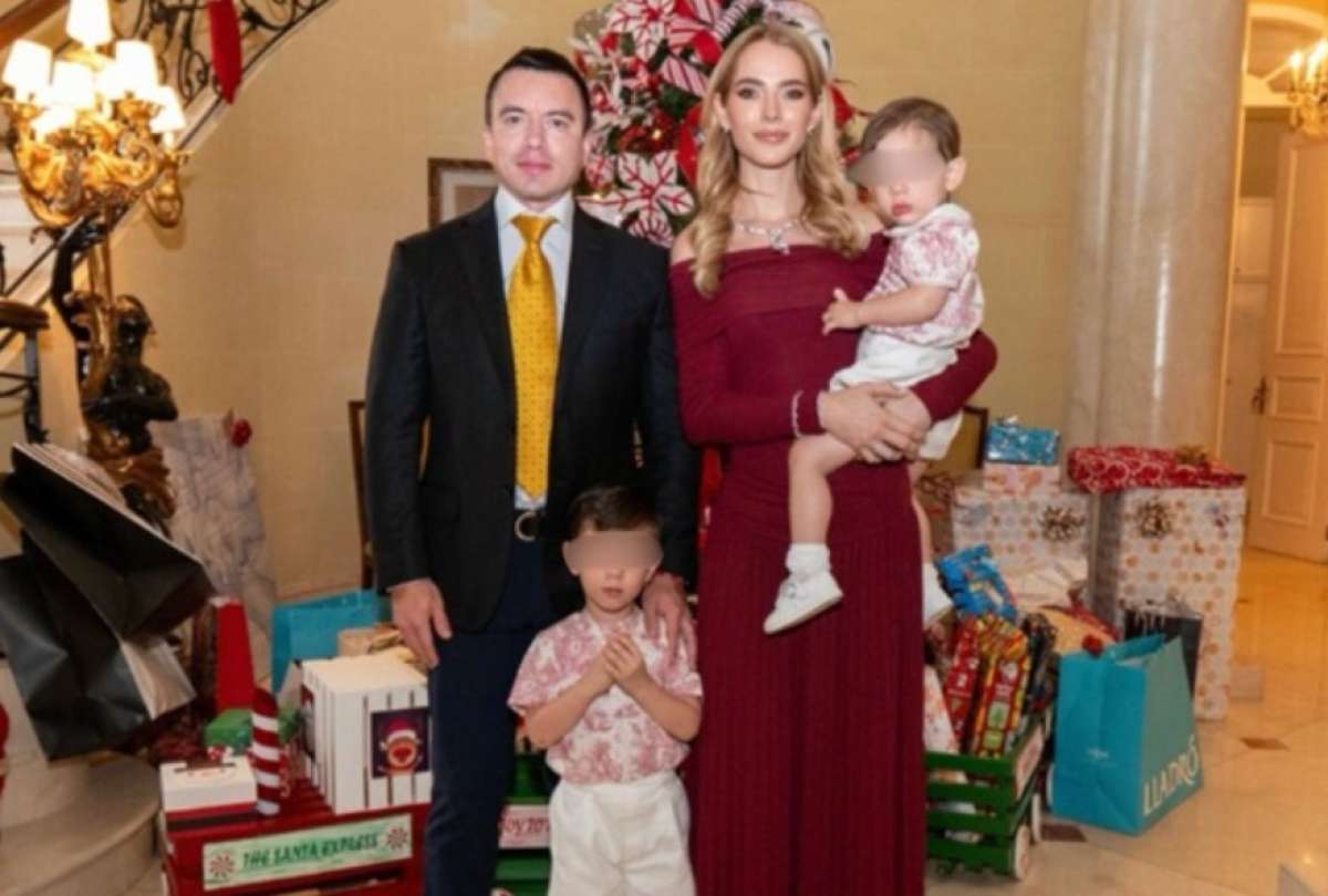 Daniel Noboa y Lavinia Valbonesi emitieron un mensaje navide&ntilde;o