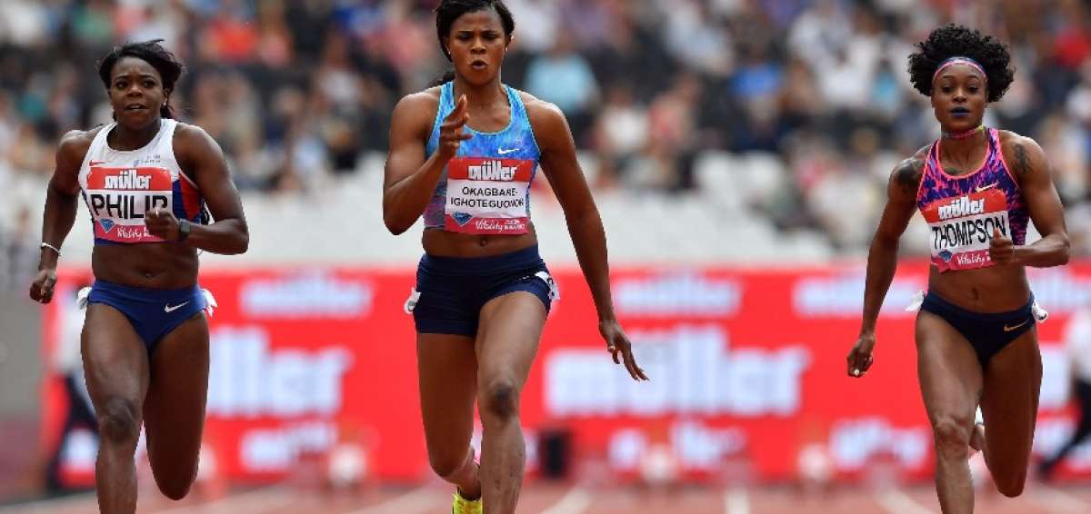 Thompson gana a la holandesa Schippers en los 100 metros de Londres