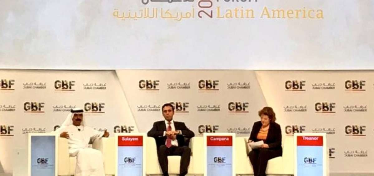 Ministro particip&oacute; en Foro Empresarial Latinoamericano en Dub&aacute;i