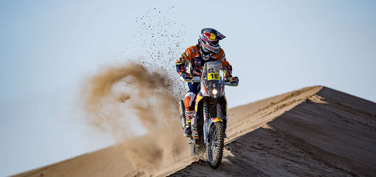 El piloto brit&aacute;nico Sam Sunderland (KTM), actual campe&oacute;n del raid en motos, es uno de los favoritos para quedarse con el t&iacute;tulo.