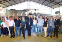 La ministra Sade Fritschi participó en la entrega de certificaciones a 263 líderes ambientales.